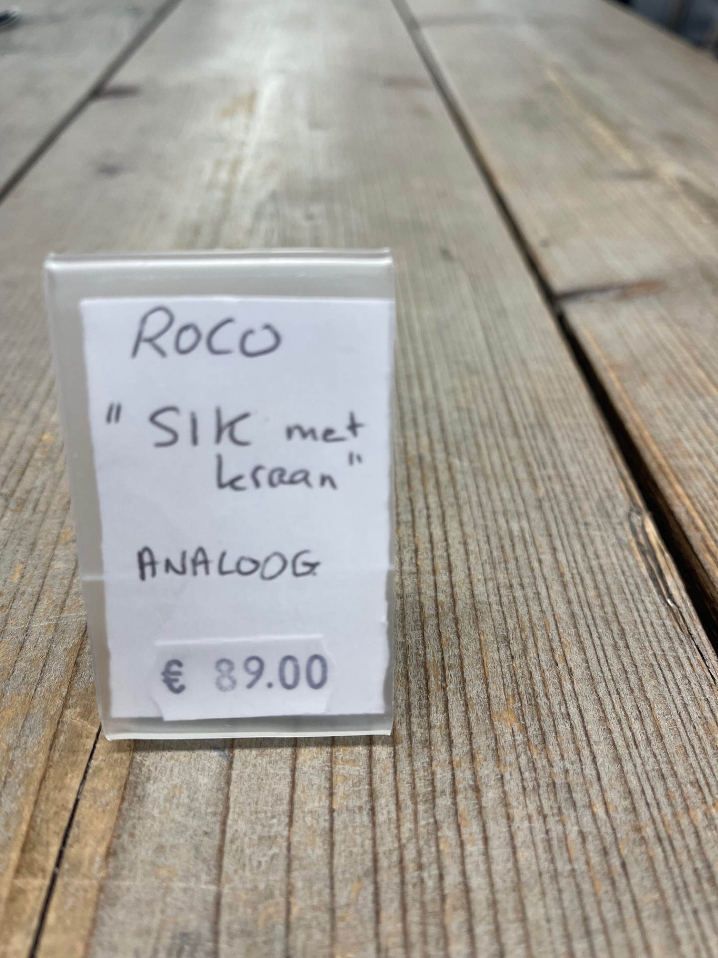 Roco Sik met kraan analoog gebruikt