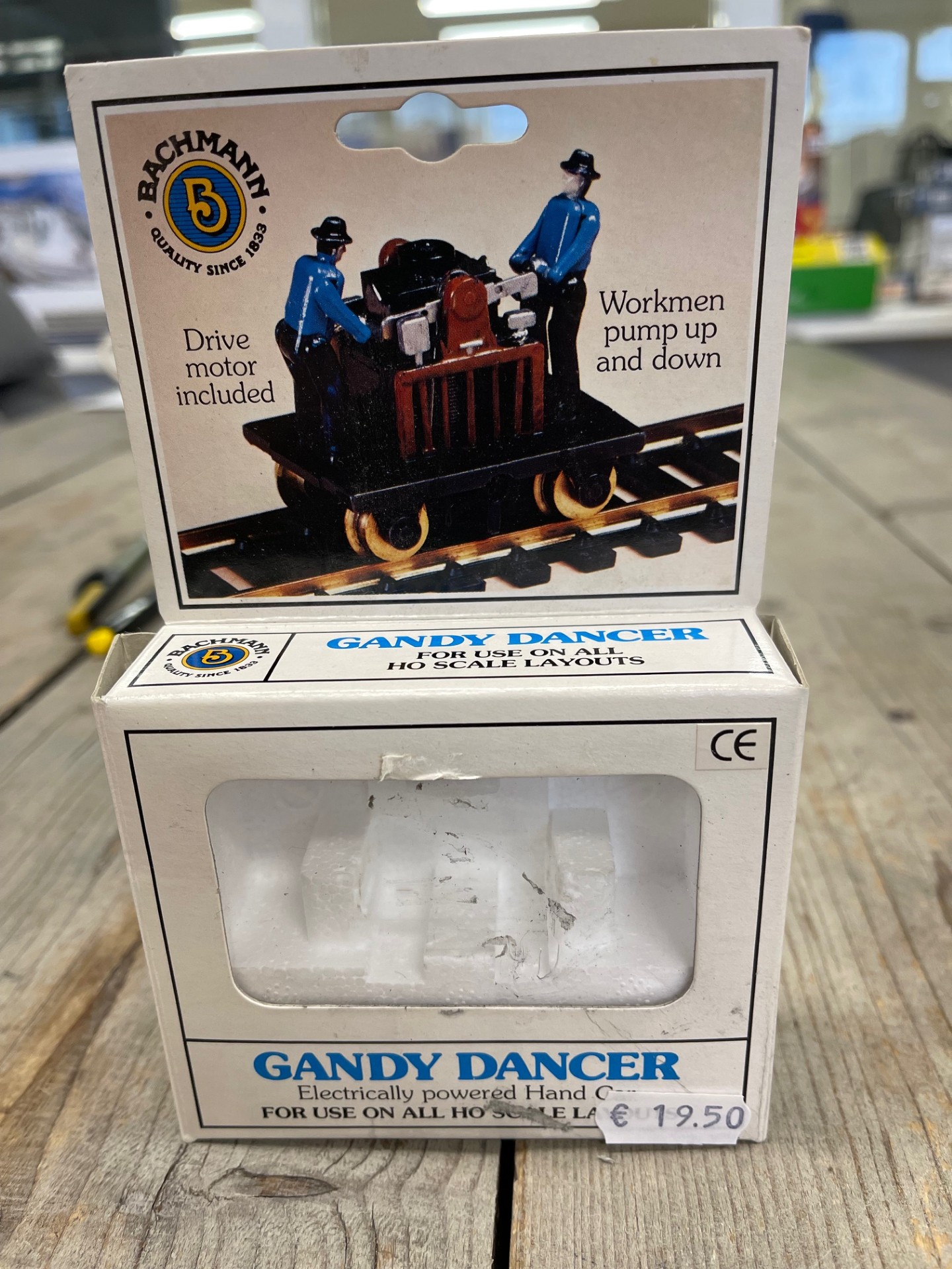 Bachmann gandy dancer analoog H0 gebruikt