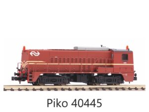 piko 40445 ns 2200 (2275) diesellok bruin analoog nieuw