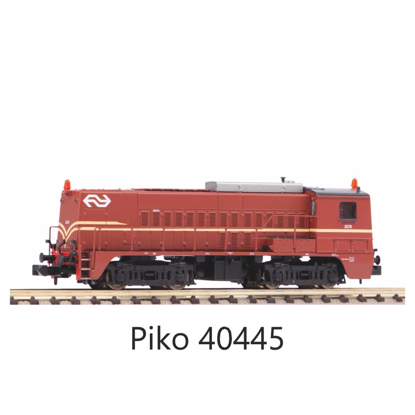 piko 40445 ns 2200 (2275) diesellok bruin analoog nieuw