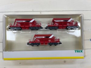 minitrix 15601 set stortwagens 3 delig gebruikt