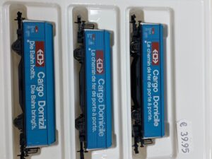 roco 24009 set goederenwagons zwitsers gebruikt