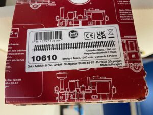 marklin lgb 10610 rechte rails 1200 mm nieuw