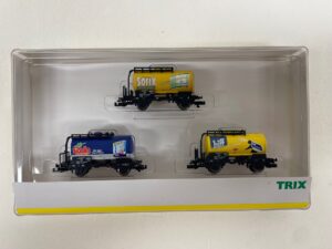 minitrix 15235 ketelwagen set spoor N gebruikt