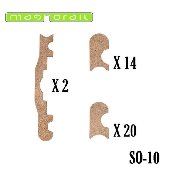 Magnorail SO-10 Basis set opvulling voor rails - MODELTREINEN ATELIER ...
