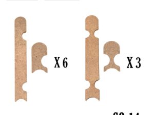 magnorail SO-14 opvul set dubbelspoor 60 cm. (nieuw)