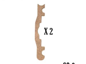 magnorail SO-9 opvulplaten voor motor gedeelte (nieuw)