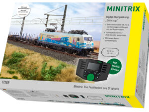Minitrix 11165 Startset BR 186 Goederentrein Lineas Digtaal Compleet met Sound - Schaal 1:160 / N Nieuw