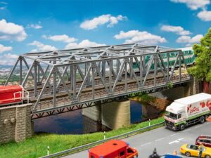 Faller Bouwpakket 120497  Stalen Brug 2-Sporig - Schaal 1:87 / H0