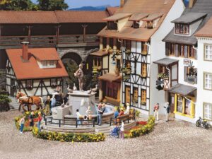 Faller Bouwpakket 130232  Monumentale Fontein - Schaal 1:87 / H0
