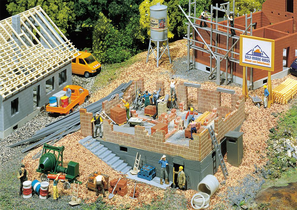 Faller Bouwpakket 130307 Huis In Aanbouw - Schaal 1:87 / H0