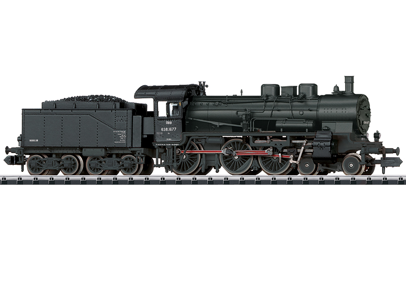 Minitrix 16387 Stoomlok BR 638 ÖBB - Schaal 1:160 / N Nieuw