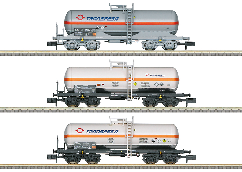 Minitrix 18267 Ketelwagenset Transfesa - Schaal 1:160 / N Nieuw