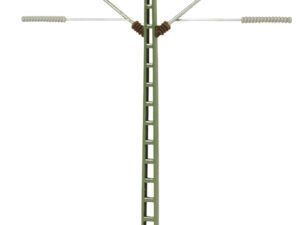 Viessmann 4312 Bovenleidingmast met twee armen - Schaal 1:160 / N