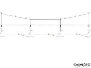 Viessmann 4363 Bovenleidingportaal over vier sporen - Schaal 1:160 / N