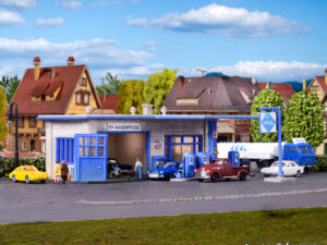 Bouwpakket Vollmer 47757 ARAL Tankstation - Schaal 1:160 / N