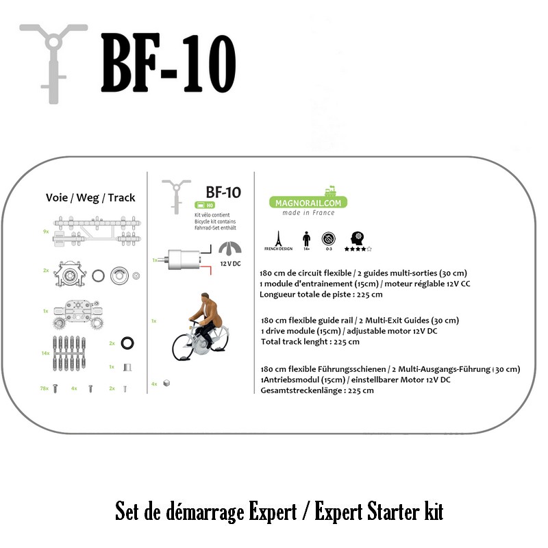 Magnorail – Startset Fietsers – Nieuwe generatie 3 (BF-10)