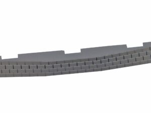 Piko 55442 A-Rails Basisbedding voor wisselaandrijving voor Rechte Wissel Rechts/Links (6 stuks) - Schaal 1:87 / H0