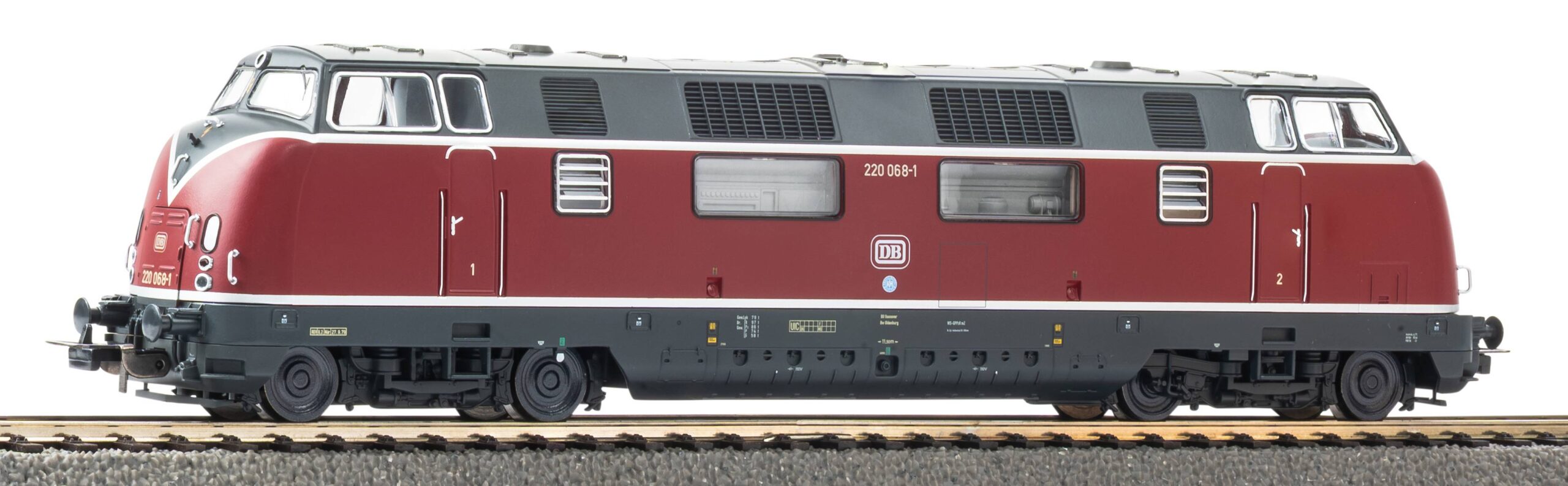 Piko 59726 DB BR 220 068-1 Diesellocomotief Digitaal - Schaal 1:87 / H0 Nieuw
