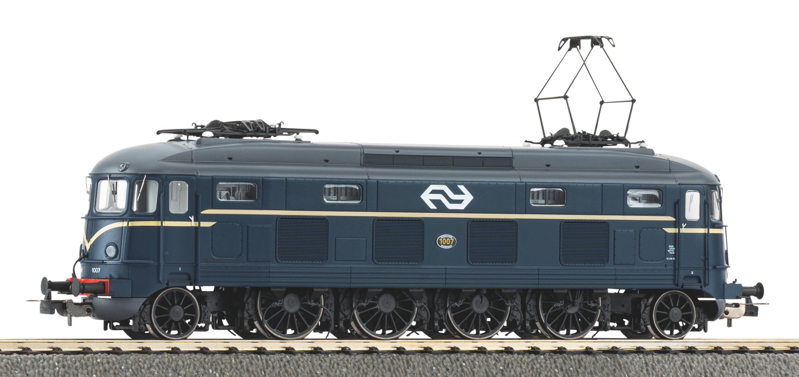 Piko 97505 NS 1007 E-loc Blauw Tijdperk IV met Sound - Schaal 1:87 / H0 Nieuw