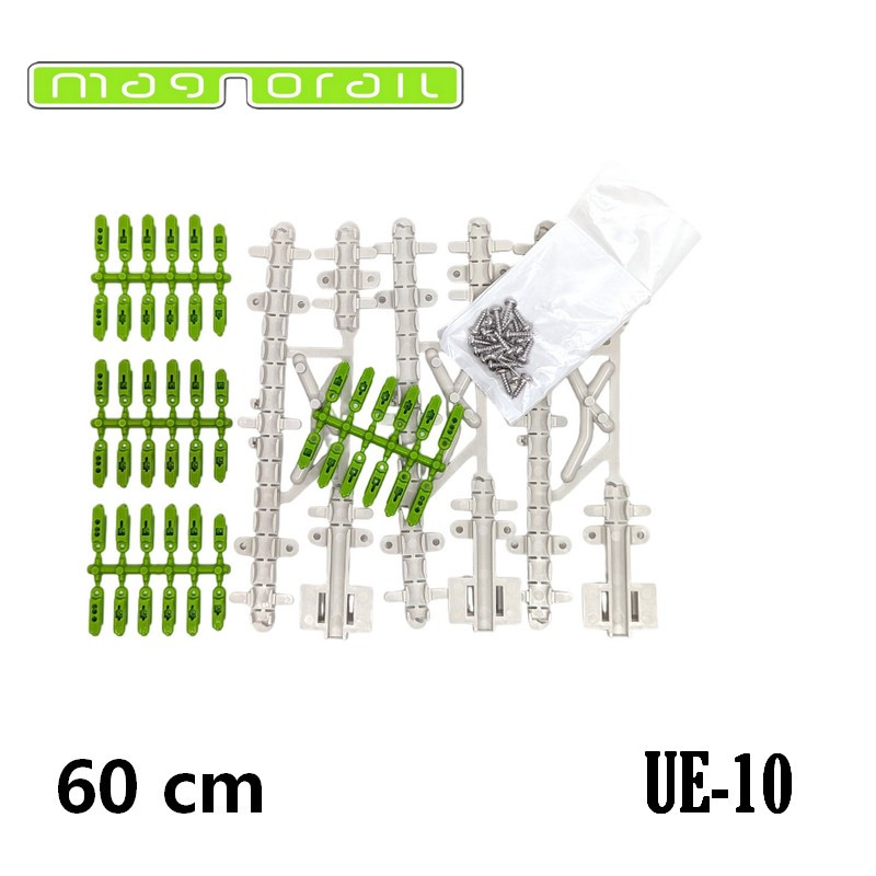 Magnorail – Uitbreiding set Track 60 cm – Nieuwe generatie 3 (UE-10)