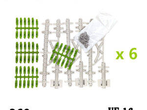 Magnorail - Uitbreiding set Track 6 x 60 cm - Nieuwe generatie 3 (UE-16)