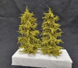 GMS Bomen - Lichtgroene Sparren - 2 x 15 cm - Schaal N t/m H0 (gms15l2)