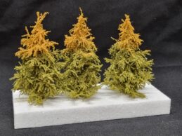 GMS Bomen - Herfstkleur Sparren - 3 x 10 cm - Schaal Z t/m H0 (gmss4a)
