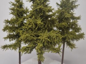 GMS Bomen - Spar Set Lichtgroen - Set van 5 en 20 cm hoog (gmss20l)