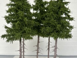 GMS Bomen - Spar Set Midden Groen - Set van 5 en 20 cm hoog (gmss20m)