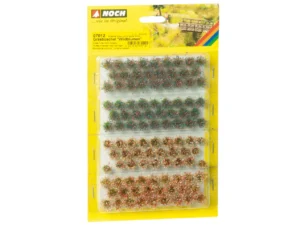 Noch 07012 Grasbosjes Wilde Bloemen, 52 stuks van 6 mm en 52 stuks van 9 mm Meerkleurig