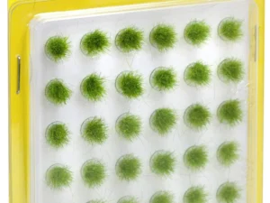 Noch 07032 Grasbosjes Mini-Set Groen, 42 stuks van 6 mm