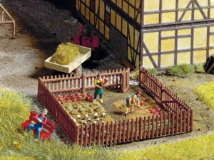 Noch 33070 Tuinhekjes, 22 stuks samen 55 cm - Schaal 1:160 / N