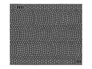 Noch 34222 Kinderkopjes (kasseien) straat,  100 cm x 4 cm - Schaal 1:160 / N
