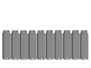 Noch 53907 easy TRACK Peilerelementen, 10 stuks van 58 mm