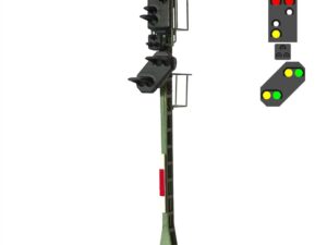 Mafen Lichtsein 4134110 DB H-V Systeem 1969 - Gecombineerd Hoofdsein 4134103 met Voorsein 4134104 met 10 leds - Schaal 1:160 / N